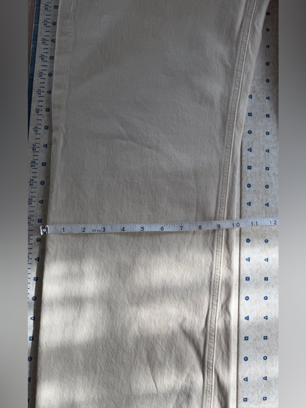 Citizens of Humanity Faye Vintage Straight Jeans Almond Ecru Size 30 - Picture 12 of 15